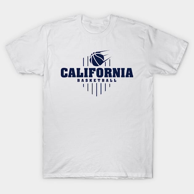 California Basketball T-Shirt by Toogoo